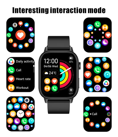 2026 New Women Fashion Sports Smart watch 2.01-inch Screen IP68K Swim GPS Positioning Bluetooth Call Health Heart Rate Bracelets