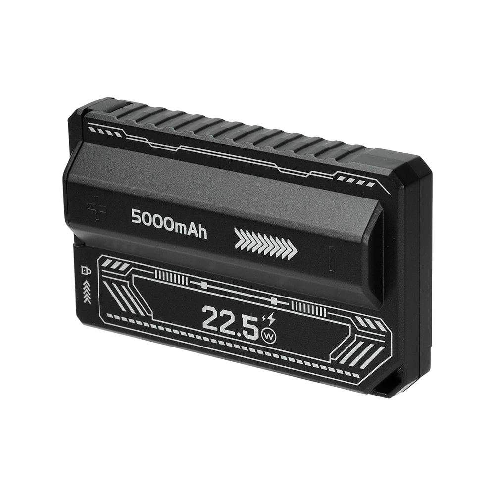 1 Section Welding Free 21700 Mobile Power Case PD 20W Fast Charging Built-In Cable Detachable Power Bank DIY Battery Box