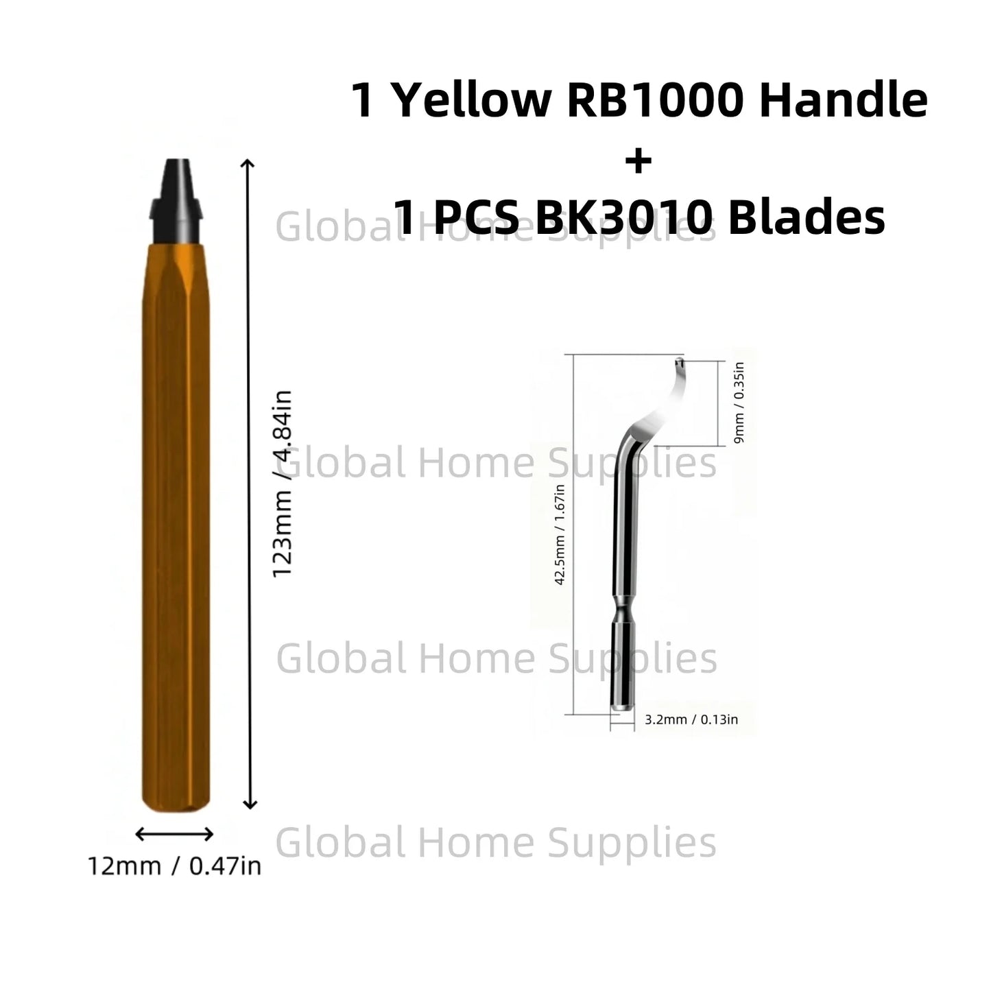 Deburring Tool Set RB1000 with Swivel Blades 1 or 11 PCS BS1010 BS1018 BK3010 BS3010 Metal Handle Deburr Tool Edge Burr Remove
