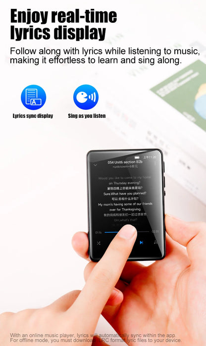Android and WiFi MP3 Player 2.8 inchs Bluetooth Speaker Online Music Streaming Built in Play Store Spotify Apple Music deezer