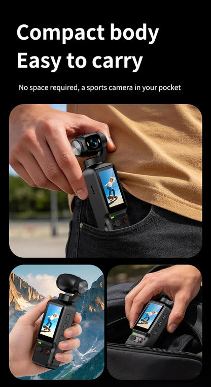 HD 4K Action Camera 180 Degree Rotatable For Vlog YouTube Tiktok Girls Record Life Video Recording Entry Portable Action Camera