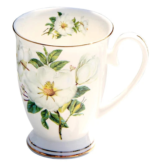 300ML, bone china funny coffee mugs, porcelain floral painting, vintage countryside espresso cups, drinkware taza tea cup art