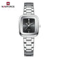 NAVIFORCE Women Quartz Watch Retro Fashion 3ATM Waterproof Stainless Steel High Quality Durable Elegant Daily Ladies Wristwatch