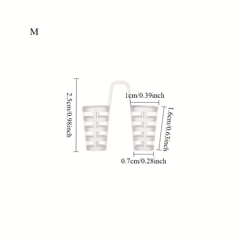 Snore Reducing Devices, 5 Sizes x 2, Nose Expander for Improved Sleep and Breathing Assistance, Formaldehyde-Free, Safe
