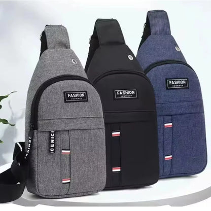 Adjustable chest bag for both men and women, one shoulder diagonal cross single shoulder bag, Oxford cloth chest bag