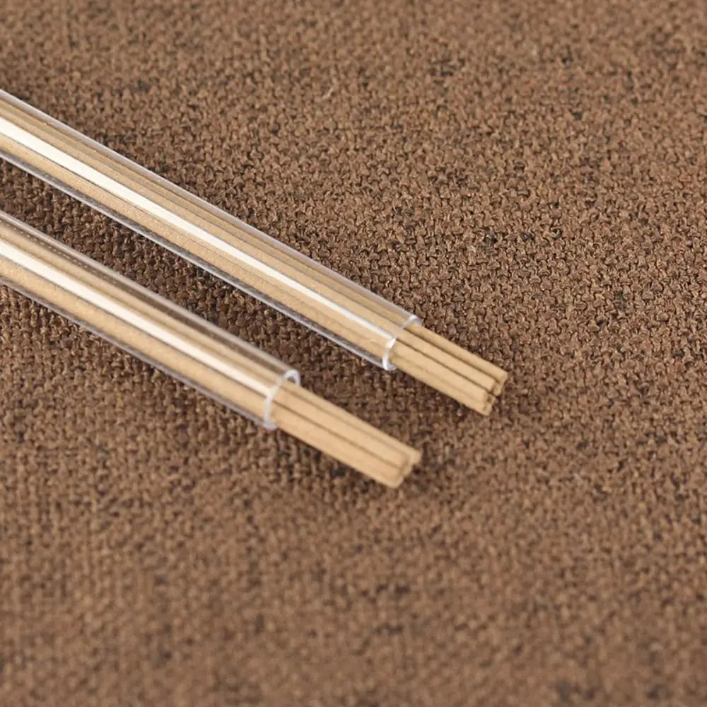 Portable Acrylic Incense Stick Tube Transparent with Detachable Airtight Lid Incense Holder Joss Stick Storage Tube