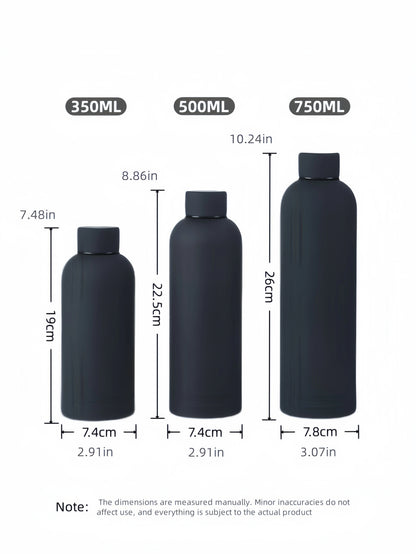 350-750ML Stainless Steel Thermos Cup Portable Small Mouth Water Cup Travel Outdoor Sports Water Bottle Vacuum Flask Gym Kettle
