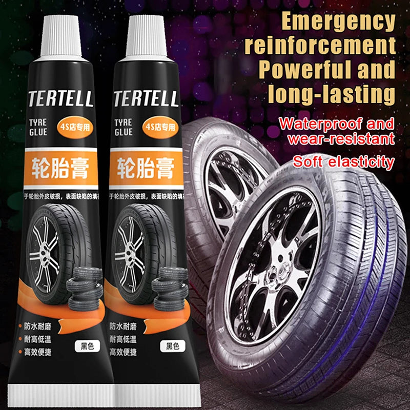 .1 szt. Wodoodporny i odporny na zużycie klej gumowy o wysokiej lepkości do butów, do naprawy opon, pękniętych podeszew i uszkodzonych butów