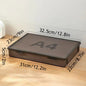 Plastic Storage Box For Office Large Capacity Transparent Paper Storage Case Desktop Storage Organization Document Box