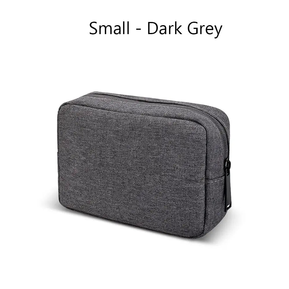 Digital Accessories Storage Bag Portable USB Cable Earphone Organizer Makeup Cover Travel Gadget Devices Pouch