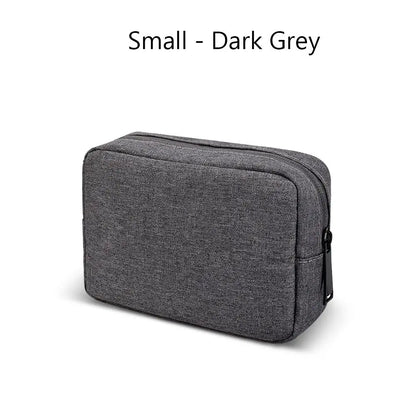 Digital Accessories Storage Bag Portable USB Cable Earphone Organizer Makeup Cover Travel Gadget Devices Pouch