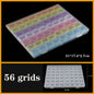 Transparent Plastic Box Screw Compartment Box Jewelry Earring Display Case Container Clear Terminal Organizer Tool Storage boxes