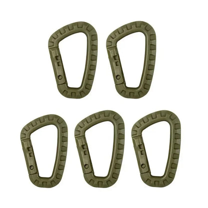 1-10Pcs Military tactical carabiner Clips Accessories D-Ring Buckle Mountaineering Carabiner Backpack Hanging Key Outdoor gadget