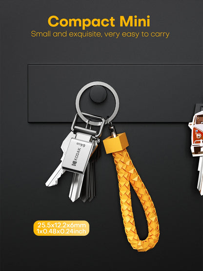 Kodak Pendrive USB 2.0 Car Flash Drive 32GB 64GB 128GB Metal U Disk On Keychain Mini Memory Stick for Smartphone Laptop