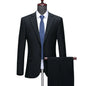 Suit S-8XL (Blazer+ Trousers) Men's Fashion Business Plus Size Gentleman's Casual Shirt for Work Slim-fit Wedding Formal Suit