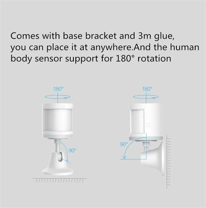 Aqara Motion Sensor Smart Human Body Sensor Body Movement Wireless ZigBee Wifi Gateway Hub Smart Home Homekit For Xiaomi Home