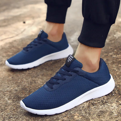 Original Men Running Walking Mesh Shoes Fashion Casual Sneakers Outdoor Breathable Athletic Gym Lightweight Men Tennis Footwear
