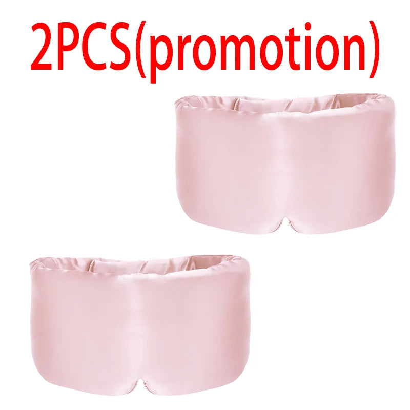 New Silk Sleep Night Mask Eye Mask Sleeping Blindfold for The Night Sleep Band Eyes Cover