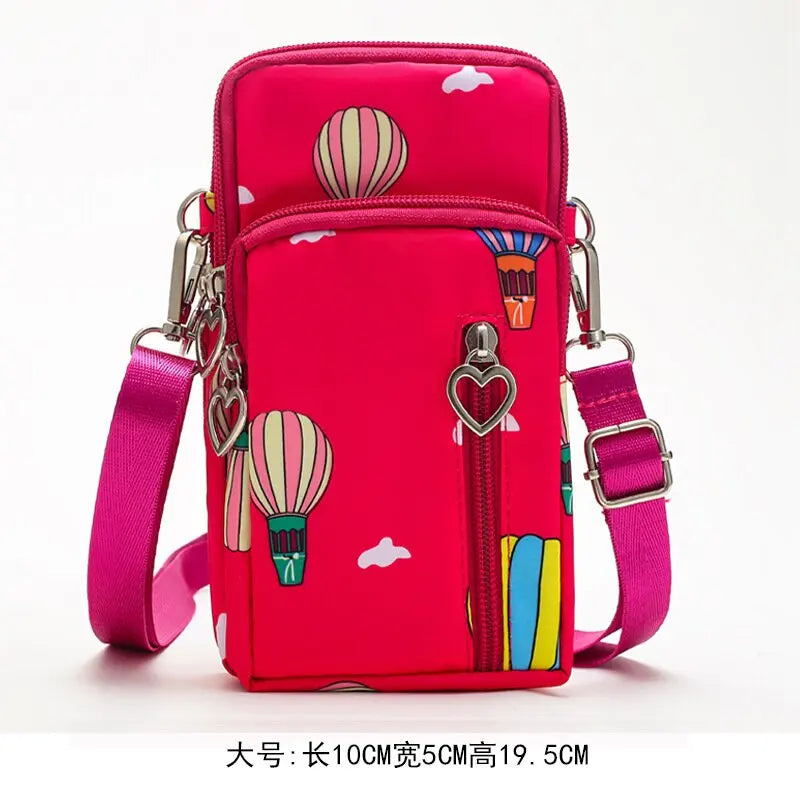 New Korean-style mobile phone bag, crossbody bag, mobile phone pouch, crossbody purse, vertical style small bag