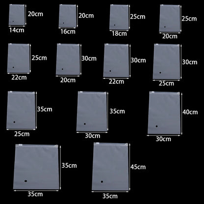 5/10pcs Travel Frosted Ziplock Bag PE Storage Bag Plastic Zipper Translucent Bag Ziplock Bag Packaging Bag