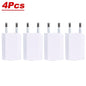 NNBILI 1-5Pcs Universal 5V 1A EU Plug USB Wall Phone Charger For iPhone Samsung Xiaomi Redmi Google Huawei Charger Power Adapter