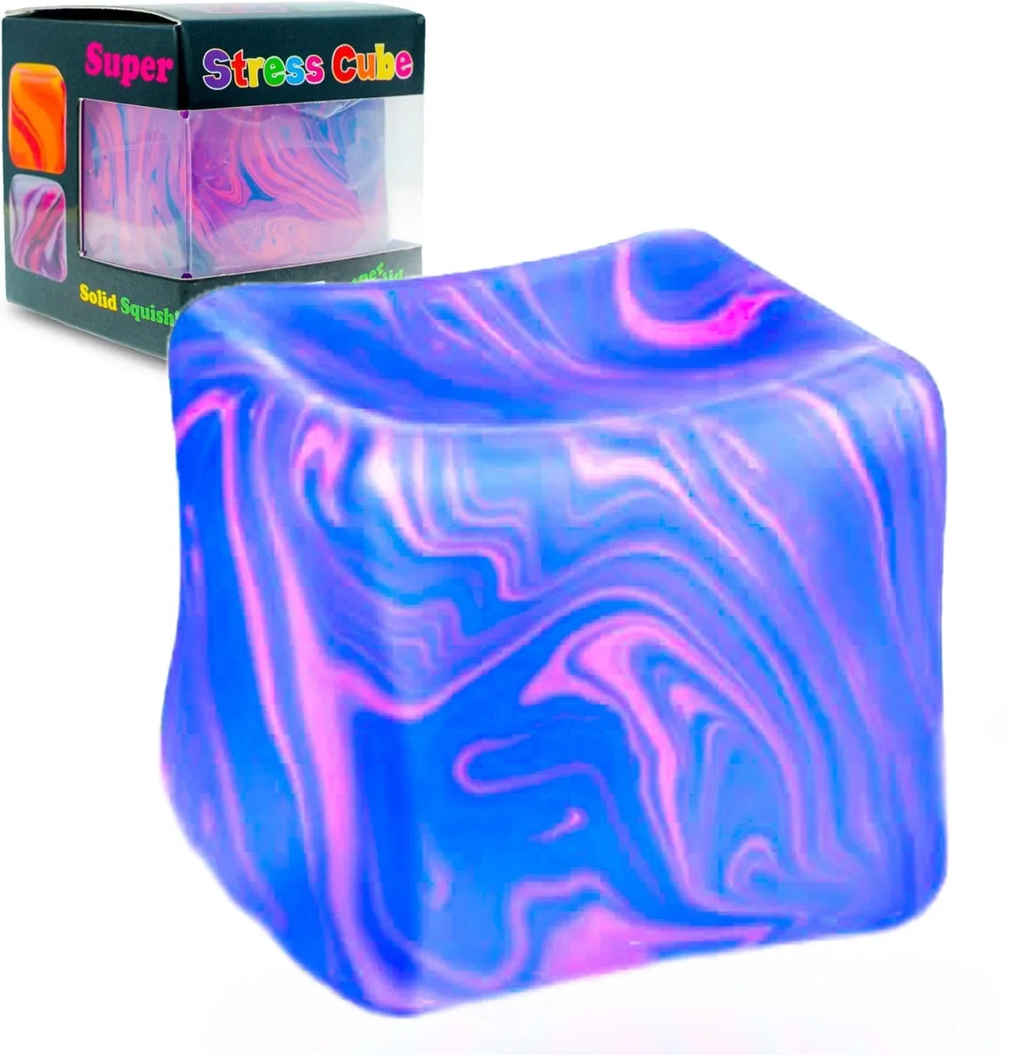 Needoh Soft and Glutinous Sensory Stress-relief Toy Cube Filled with Gel Stretchable Ball Soft Ice blind box Slow Rebound
