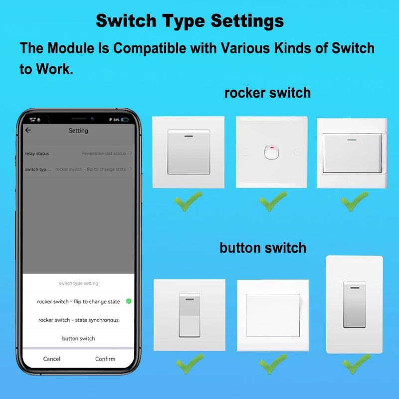 Smart Life ZigBee Switch Module Supports 2 Way Light Control Timing 16A KWh Energy Monitor Works with Tuya Google Home Alexa