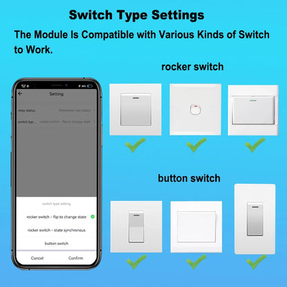 Smart Life ZigBee Switch Module Supports 2 Way Light Control Timing 16A KWh Energy Monitor Works with Tuya Google Home Alexa