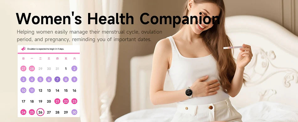 7.6MM Smart Watch 1.32'' AMOLED HD Screen Men Women Sports Watches LED Flashlight BT Call Heart Rate Health Care Smartwatch 2026
