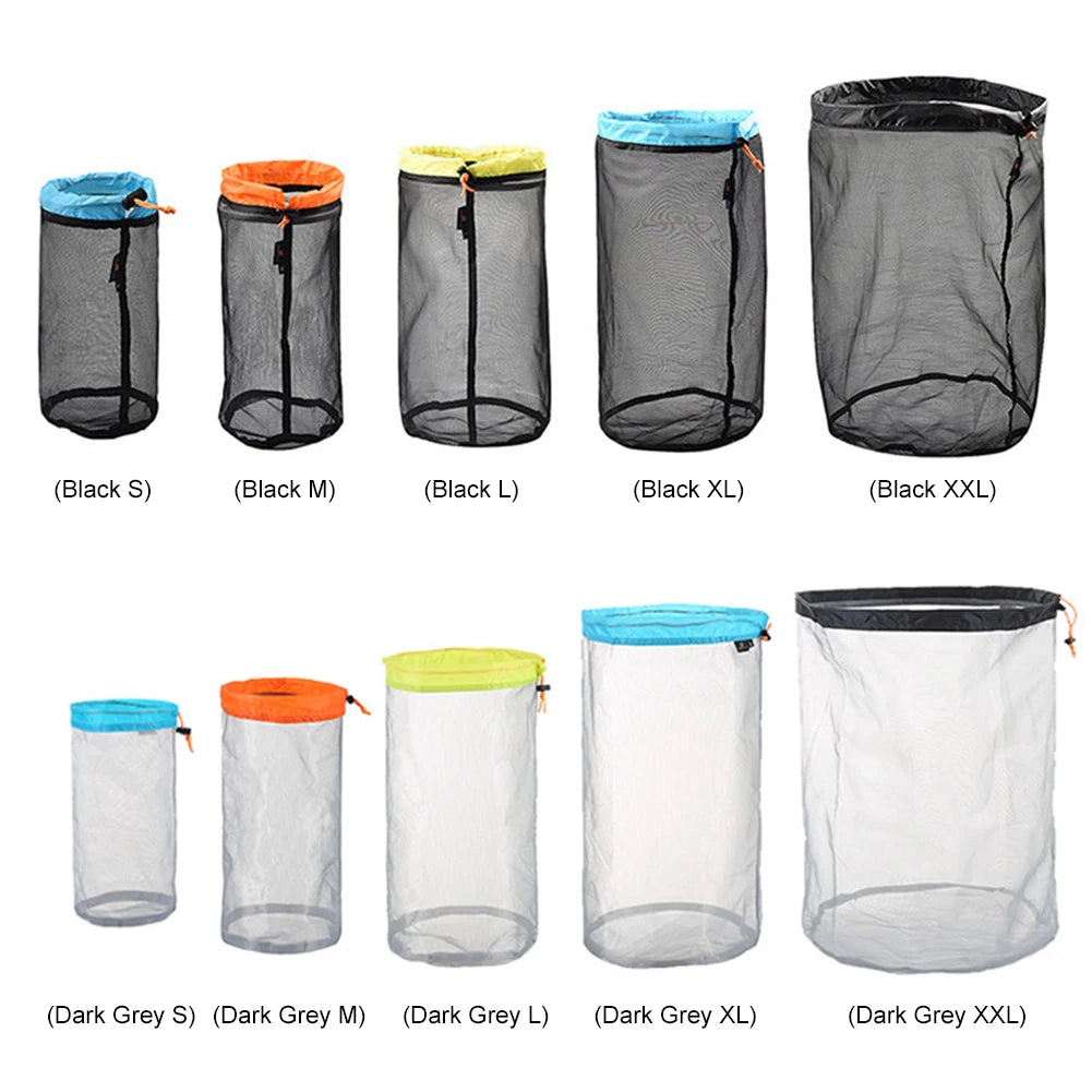 Compression Bag Portable Waterproof Drawstring Travel Sundry Bag Dustproof Space Saving Carry Pouch for Camping Travel Hiking