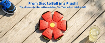 Flying UFO Throw Disc Ball – Outdoor Garden Basketball Game Toy for Kids, Flat Throw Flying Disc Fun Activity Toys