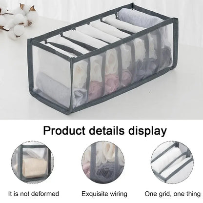 Closets Drawer Organizer Sports Bra Underwear Organizer Storage Box Panties Socks Wardrobe Clothes Organizer Cabinet Drawers