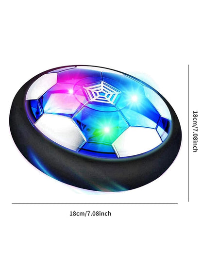 Hover Soccer Ball Kids Toy Indoor Floating Football with LED Light and Safe Bumper, Chritmas Gifts for Age 3+ Years Old Boys Gir