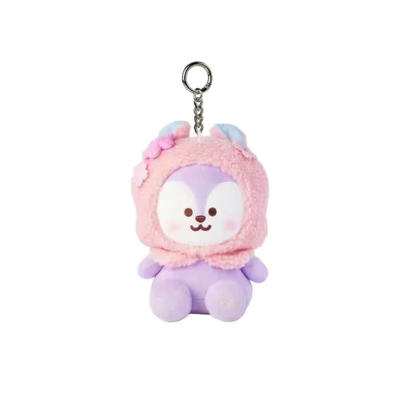 BT21 KPOP Sakura series plush toy bulletproof youth group plush sitting doll Fan gifts、birthday gifts、couple gifts、adult gifts