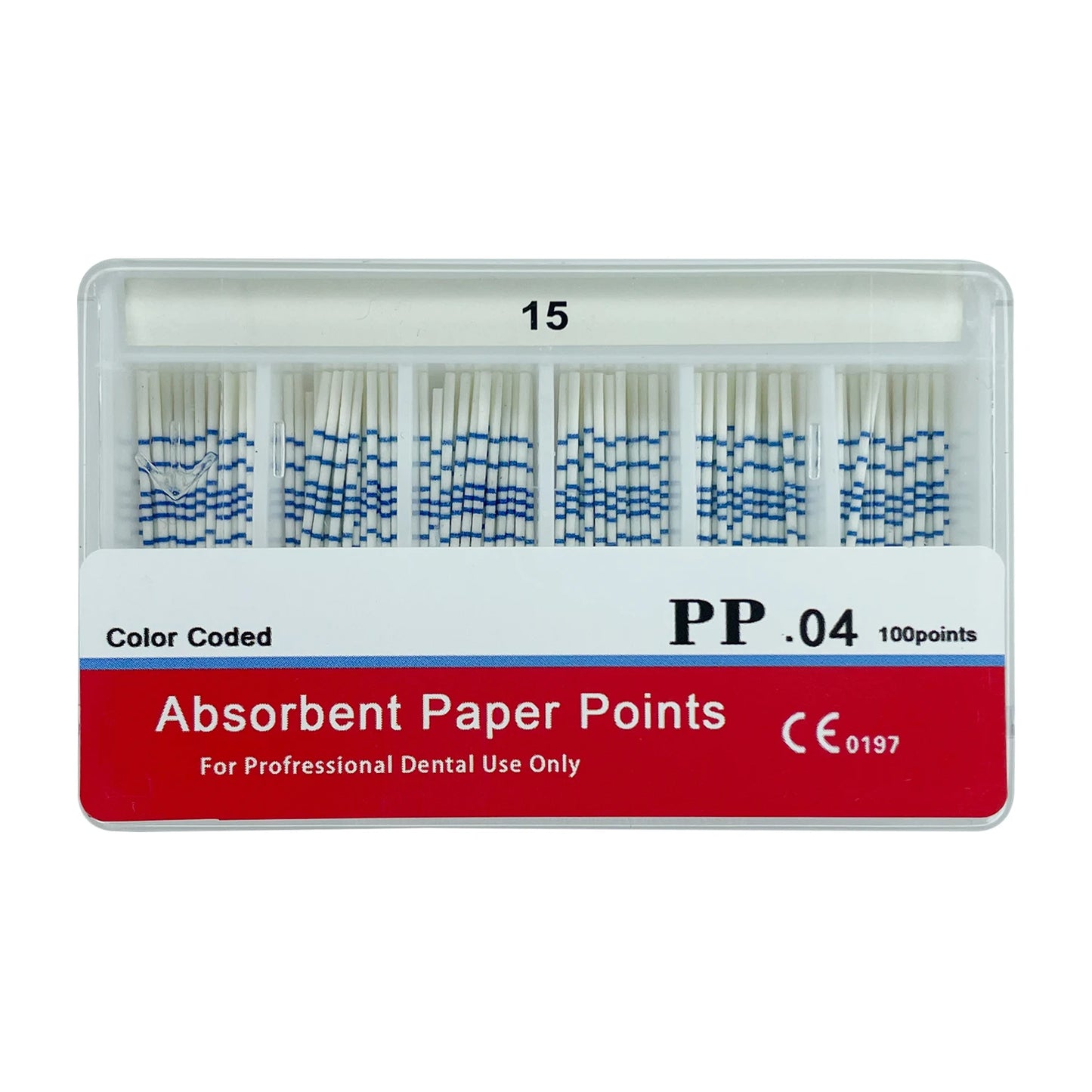 With Scale Dental Absorbent Paper Points Taper 04 15#-40# Dental Pure Cotton Fiber Paper Endodontics Treatment Consumables