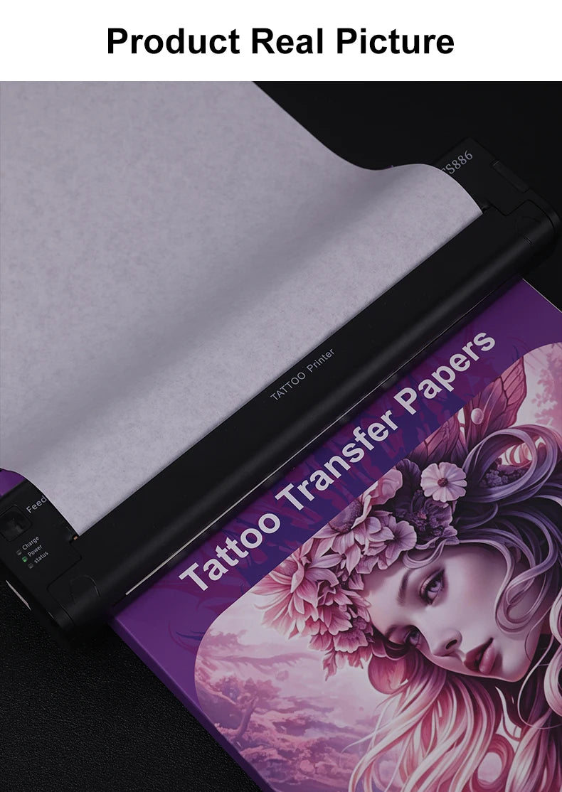 Pink 4-Layer Tattoo Transfer Paper A4 Size 100 Sheets Professional Tattoo Stencil Paper Thermal Copier Tattoo Supply