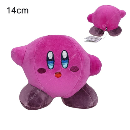 Cute Multicolor Kirby Plush Toy Kawaii Anime Star Kirby Sword Kirby Waddle Doo Elfilin Stuffed Doll Peluche Birthday Gifts