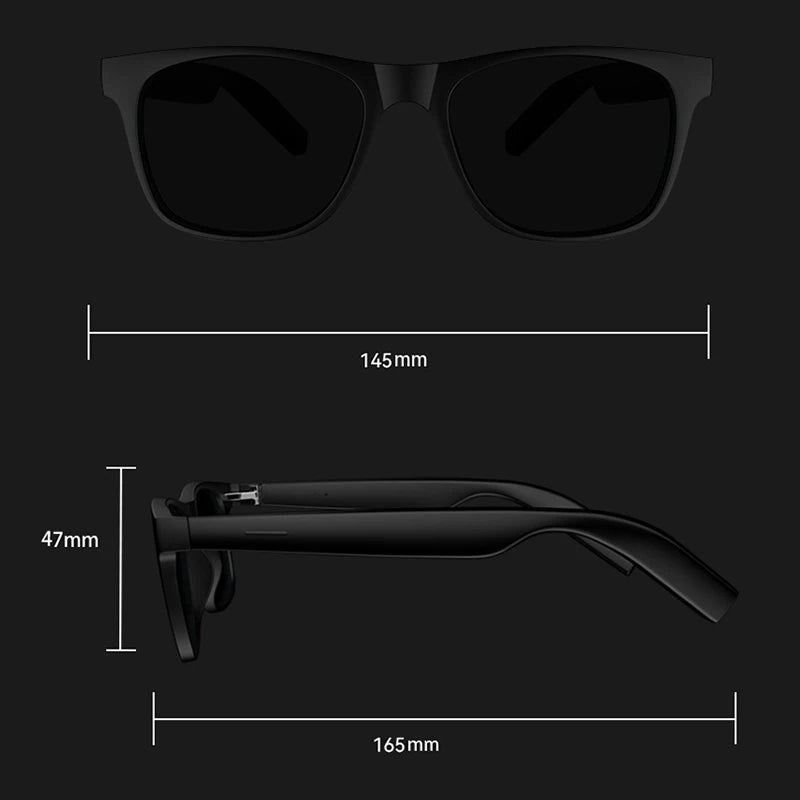 Lenovo AI Smart Glasses Touch Control Photo Camera Recording Translator Voice Assistant Music Wireless Bluetooth Sunglasses 2026