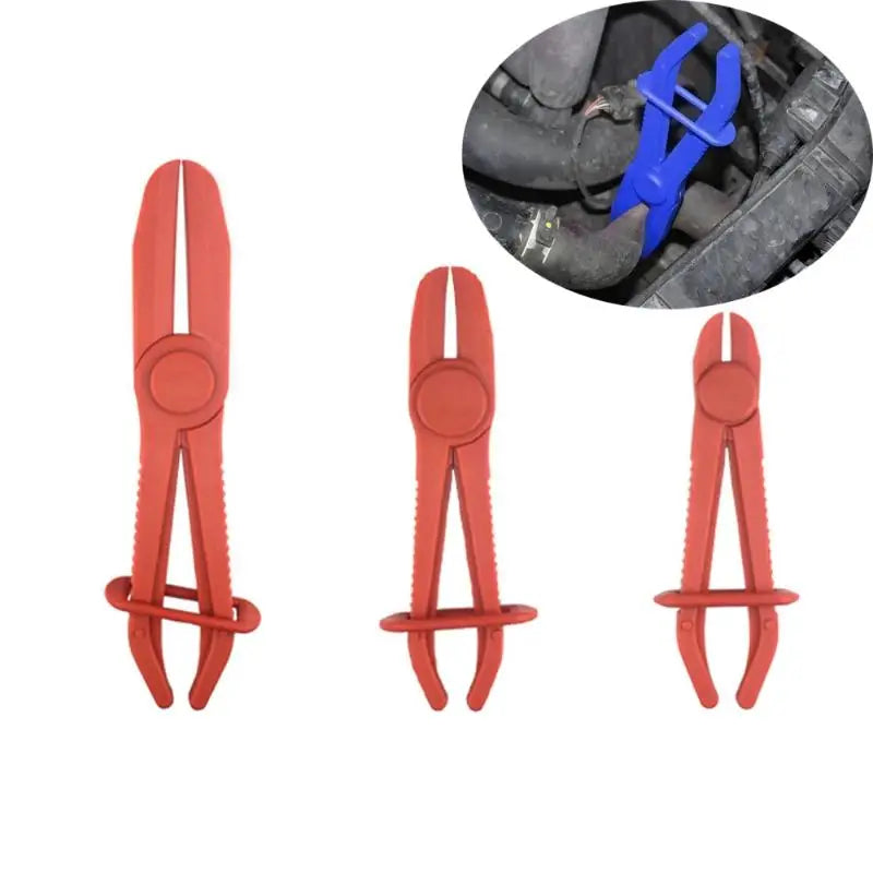 1/3Pcs Brake Fuel Line Clamp Pliers, Hands-Free Nylon Hose Clamp Tool Set for Car Repair, Quick Release
