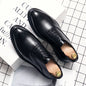 Classic Oxfords Shoes Men Retro Casual Business Social Leather Shoes For Men Office Wedding Leather Shoes Men's Dress Shoes