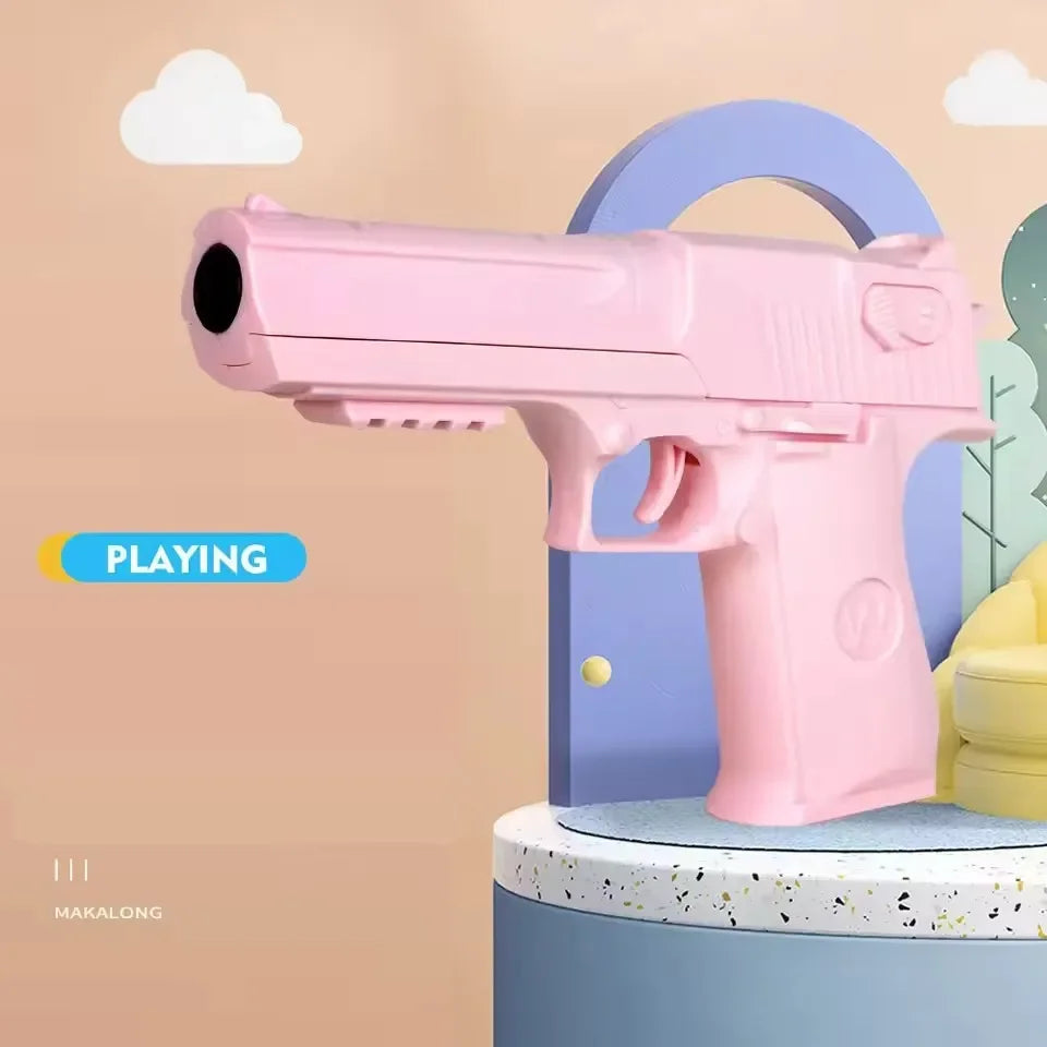 Children Toy Guns Plastic Pistol Manual Handgun Toy Foam Dart Blaster Shooting Model Launcher Kids Outdoor Games Toy Guns Gift