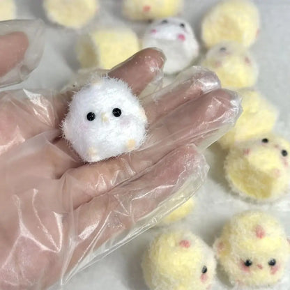 Handmade Chick Toys Squishy Cute Chick Squeeze Stress Relief Toy  Cartoon Slow Rebound Decompression Fidget Gifts