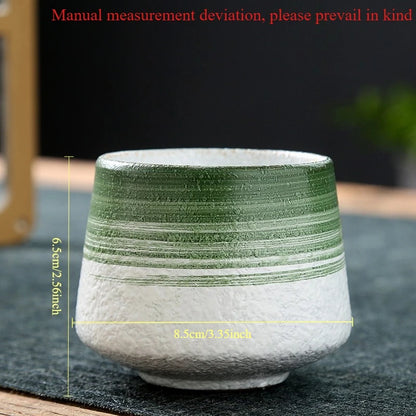 Laysda Vintage Coffee Mug 200ml ceramics Tea cup Japanese-style cafes Drinkware Stoneware Espresso for Restaurants Hotels