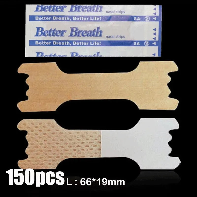 50/100/150/200PCS Breath Nasal Strips  Stop Snoring Nose Patch Good Sleeping Patch Product Easier Breath Sleep Aid Decive