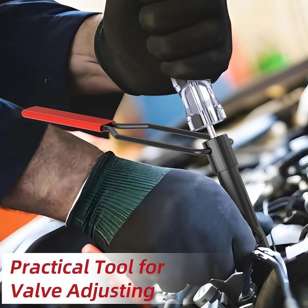 10mm Valve Adjustment Tool Jam Nut，Valve Lapping Guiding Removal Tool Compatible with Honda/Toyota/Japanese Auto Vehicle Engines
