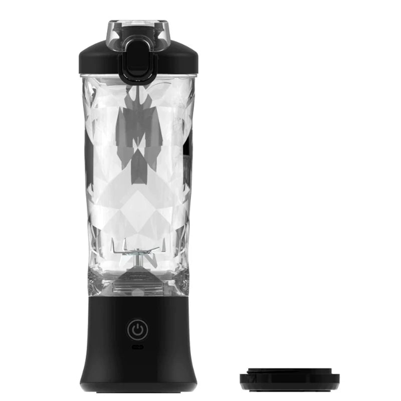 Household Fruit Electric Juicer Portable Juicer Blender USB Rechargeable Fruit Mixer 600ML Fruit Juicer Multi-functional Blender