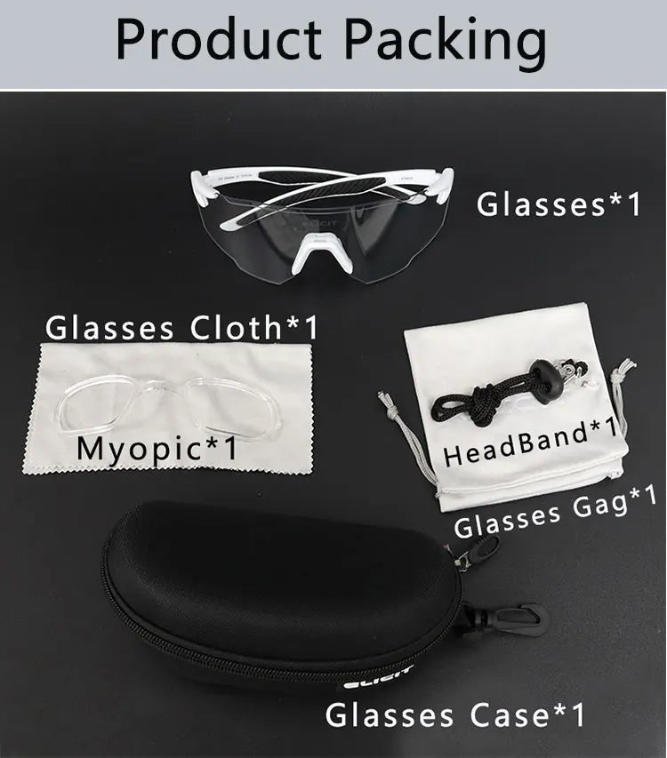 Karos Photochromic Cycling Glasses UV400 Protection Sunglasses Day Night Use Eyewear For Bicycles Fishing Driving Outdoor Hiking