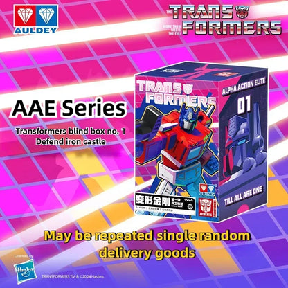 Blind Box Transformers Articulated Figure - AULDEY AAE Optimus Prime Soundwave Multi-Pose Action Model Display Gift for Kids