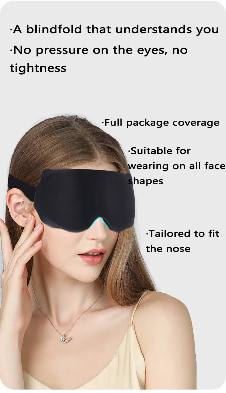 3D Sleeping Mask Block Out Light Sleep Mask For Eyes Soft Sleeping Aid Eye Mask for Travel Eyeshade Night Breathable Slaapmasker