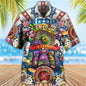 Men's 2026 Casual 3D Shirt with Poker Card Printing Fun Shirt Street Men's Summer Short Sleeved Clothing Men's Outdoor Clothing